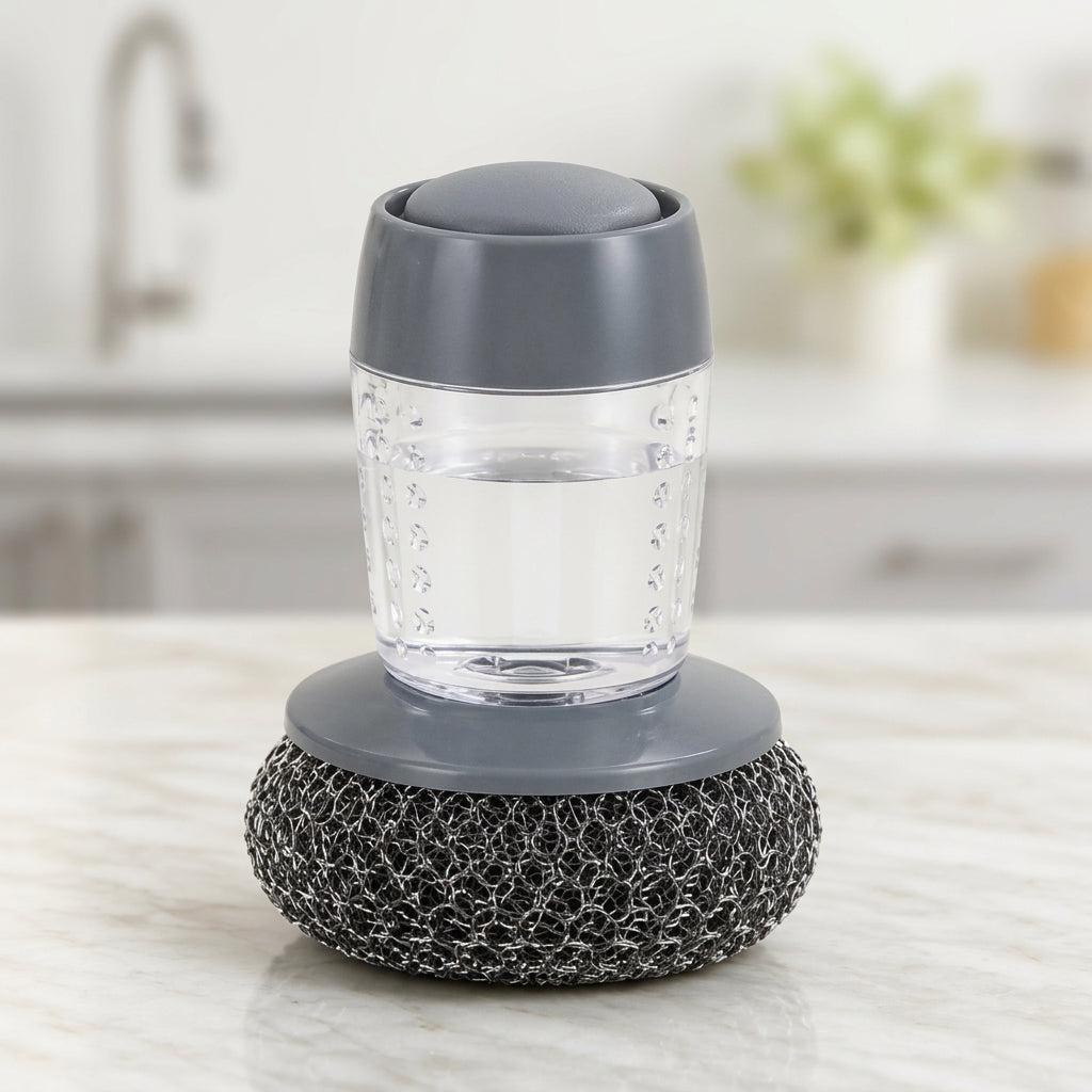 BUY 1 GET 1 FREE – Smart Soap Dispensing Dish Washer & Pot Scrubber (Set of 2)